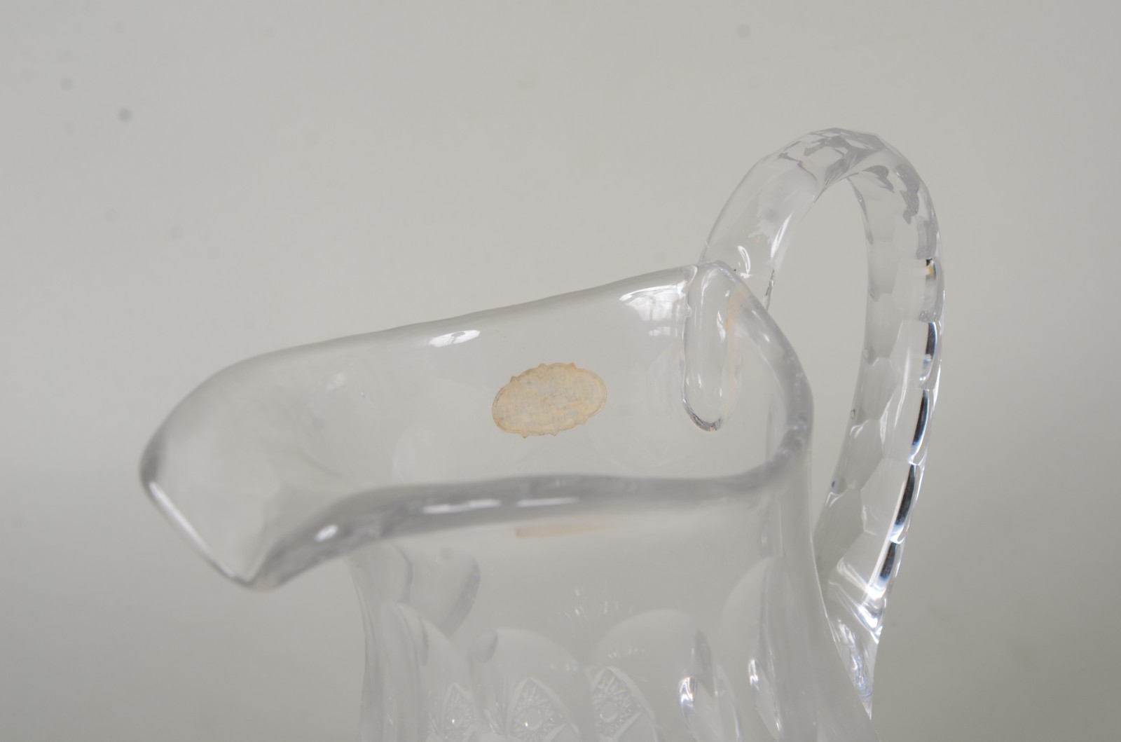 Jarra para água de cristal tcheco lapidado. - foto 4 de 9