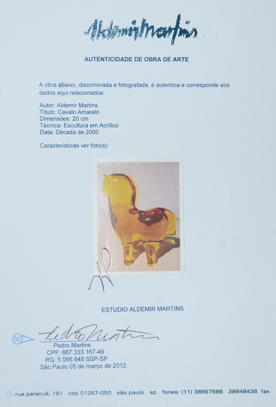 Aldemir Martins (1922-2006) - foto 6 de 7