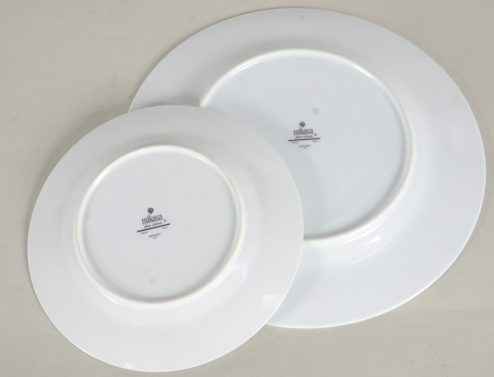 Parte de serviço de porcelana japonesa branca Mikasa, borda com... - foto 5 de 6