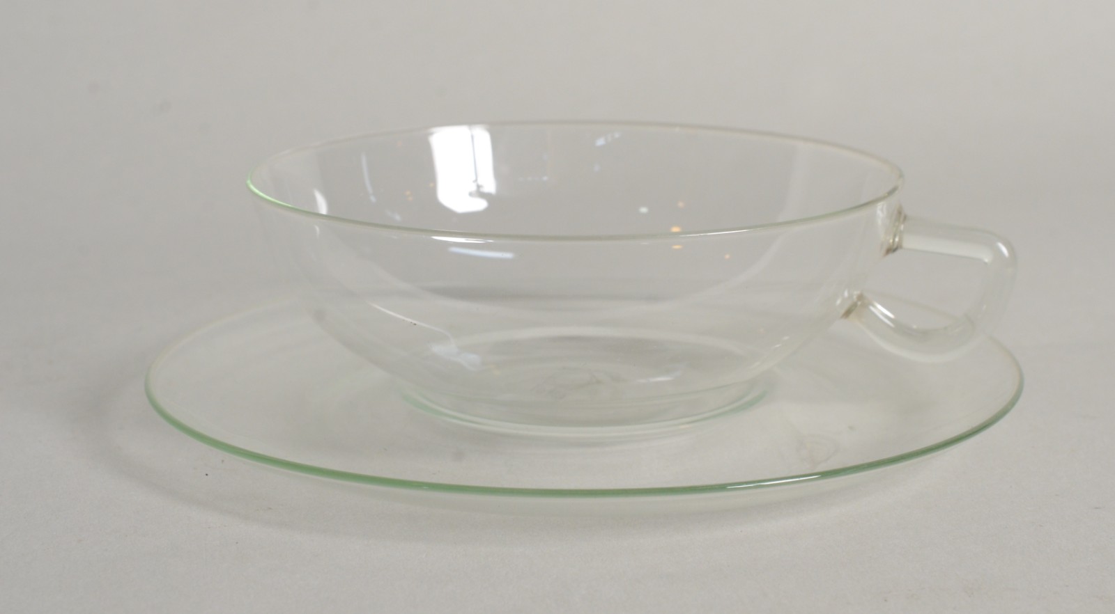 Conjunto para chá de vidro alemão, Jena glass, composto de: 4 xícaras... - foto 2 de 7