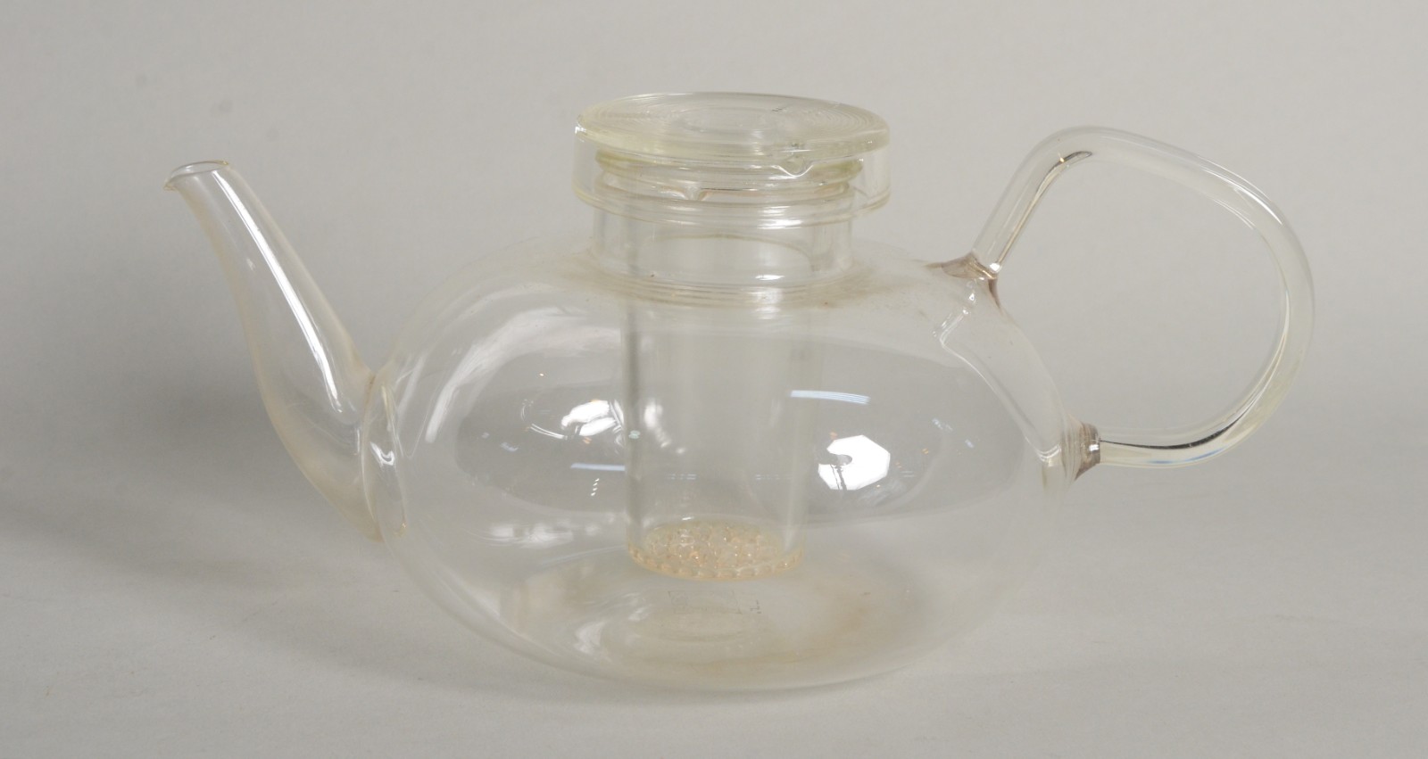Conjunto para chá de vidro alemão, Jena glass, composto de: 4 xícaras... - foto 3 de 7