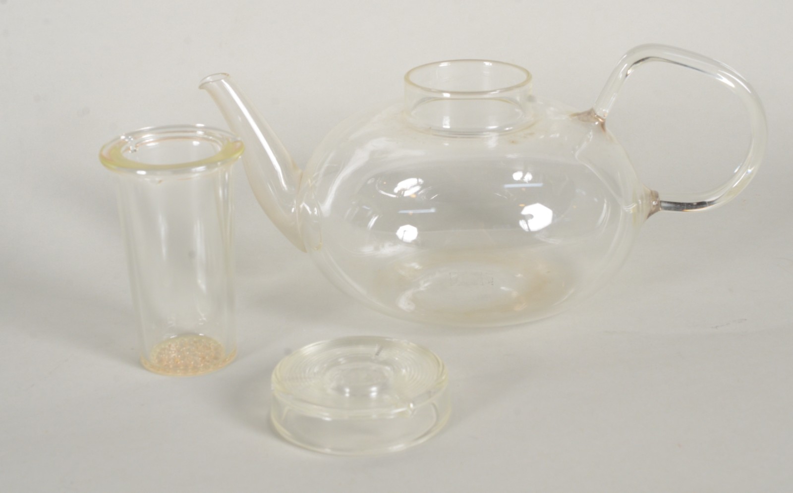 Conjunto para chá de vidro alemão, Jena glass, composto de: 4 xícaras... - foto 6 de 7