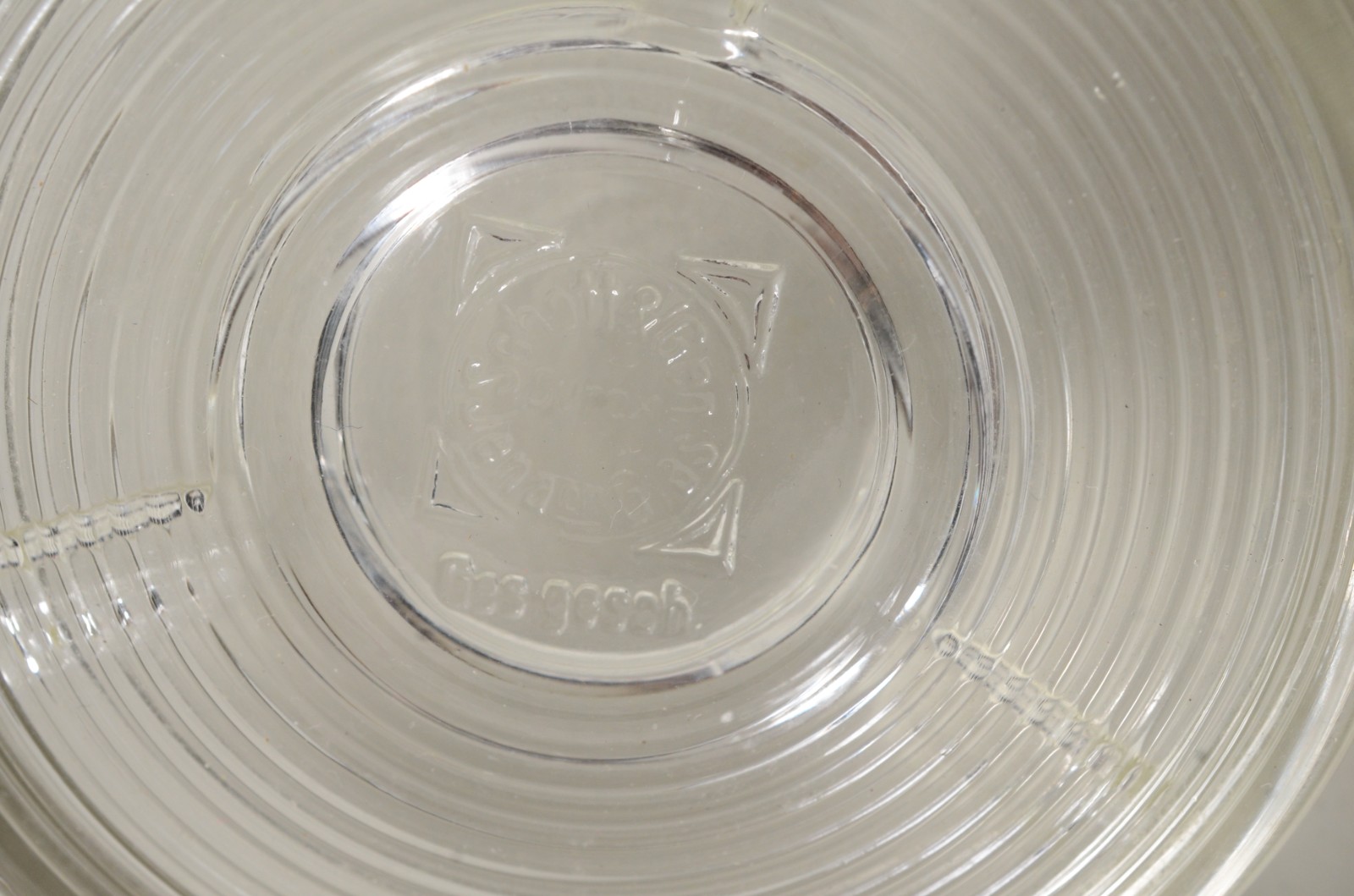 Conjunto para chá de vidro alemão, Jena glass, composto de: 4 xícaras... - foto 7 de 7