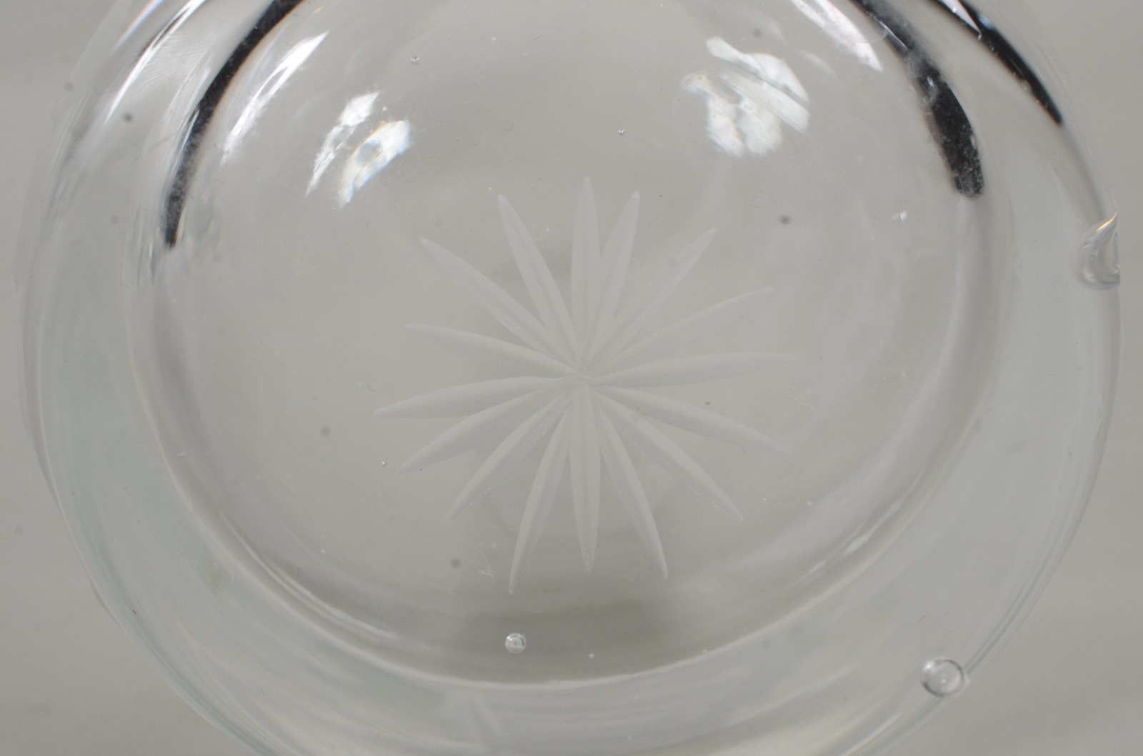 Sete copos longos para Whisky de cristal com inscrições "Bahia". Um... - foto 3 de 5
