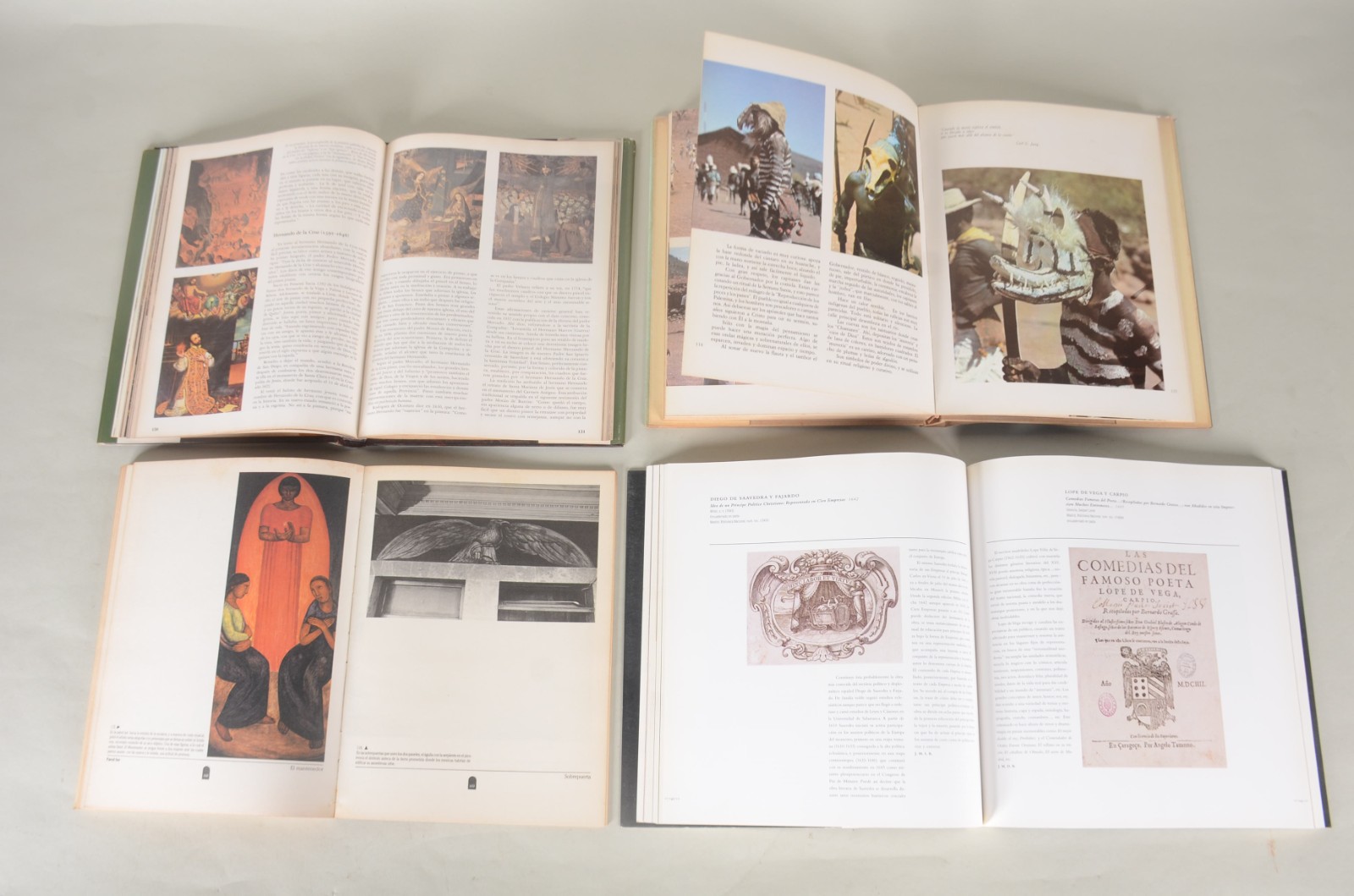 Oito livros: A) En le Mundo De La Máscara - El Paisaje De México. B)... - foto 4 de 8