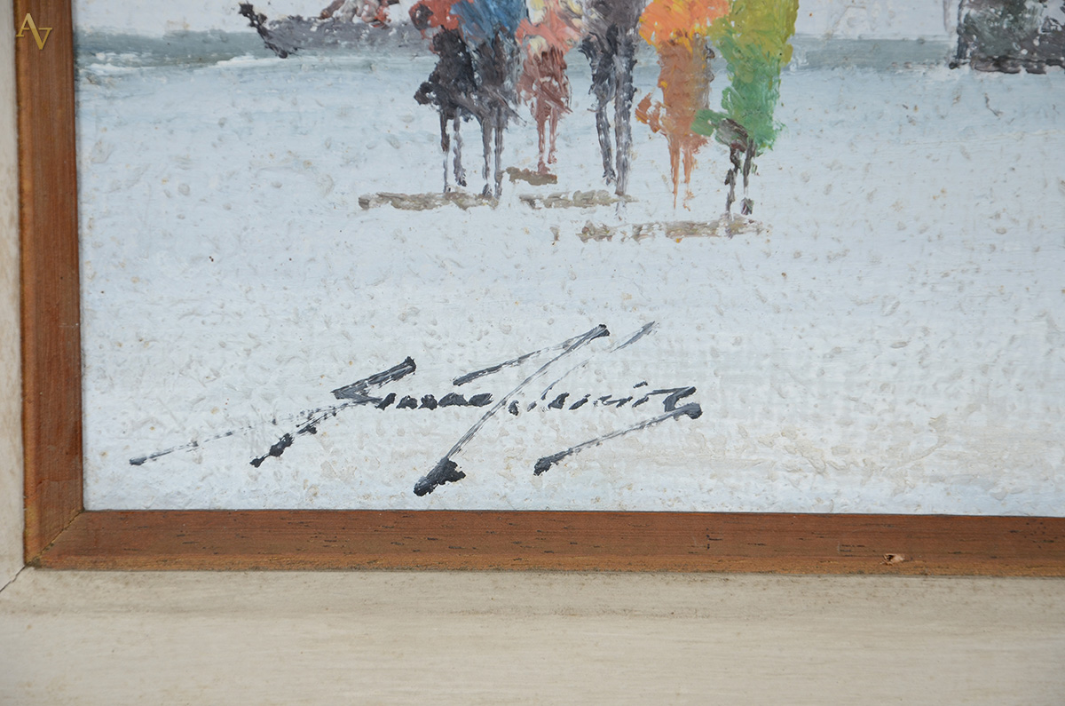 SANSÃO PEREIRA (1926 - 2014) - Praia - ost - 30 x 30 - foto 3 de 3