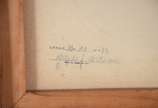 LUCIA BASILIO, Vendedora de Flôres - Óleo sobre tela, assinado no verso e datado 1973.