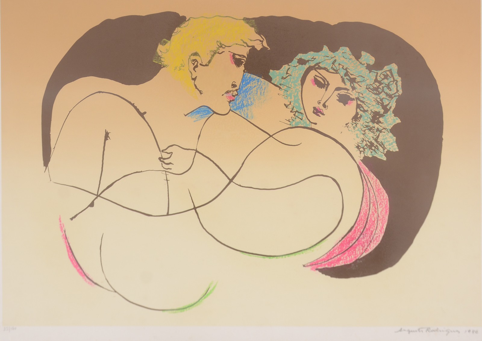 Augusto Rodrigues (1913-1993), Casal - foto 1 de 5