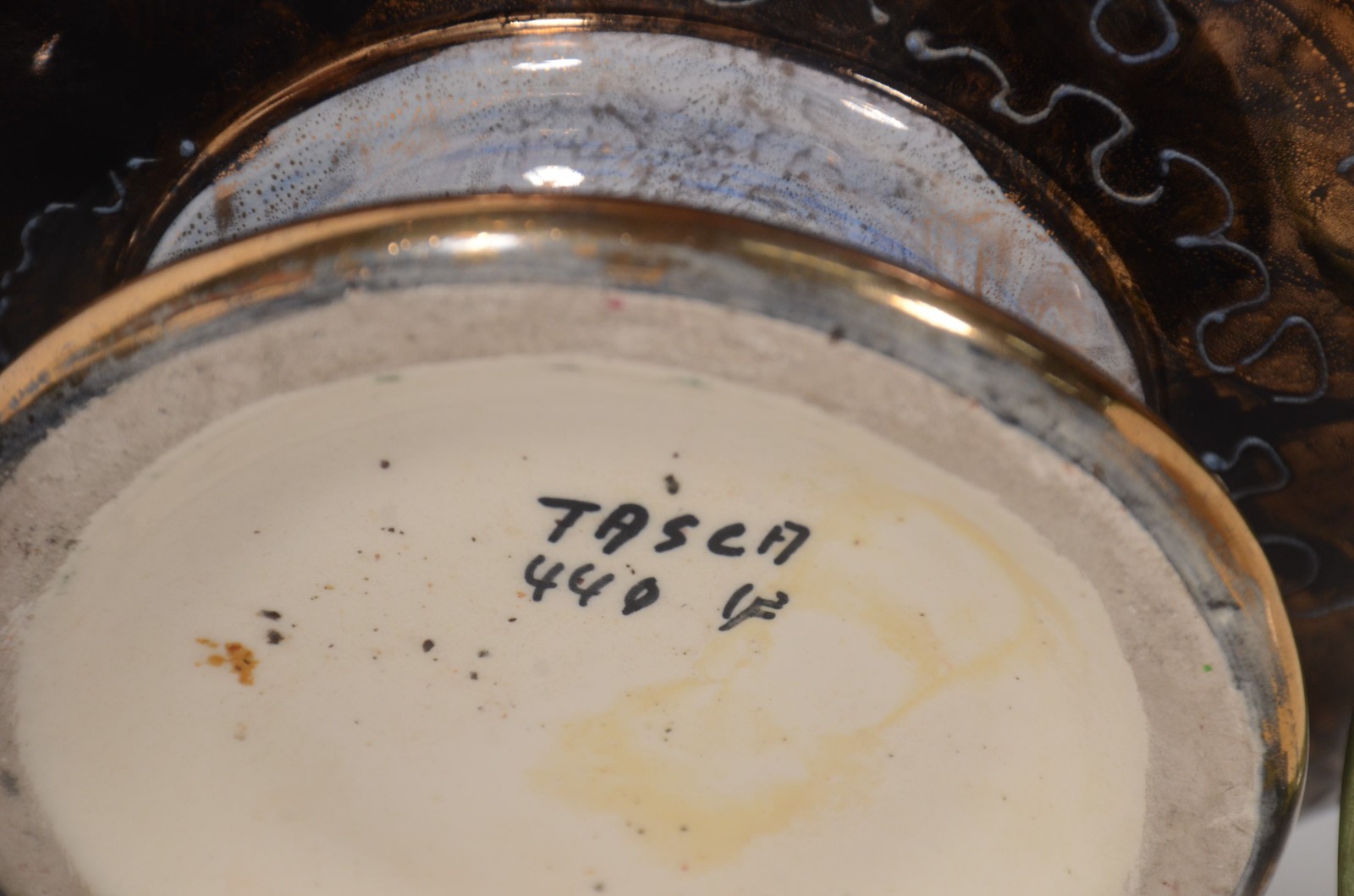 Potiche de faiança TASCA decorada ao gosto oriental em policromia... - foto 11 de 11