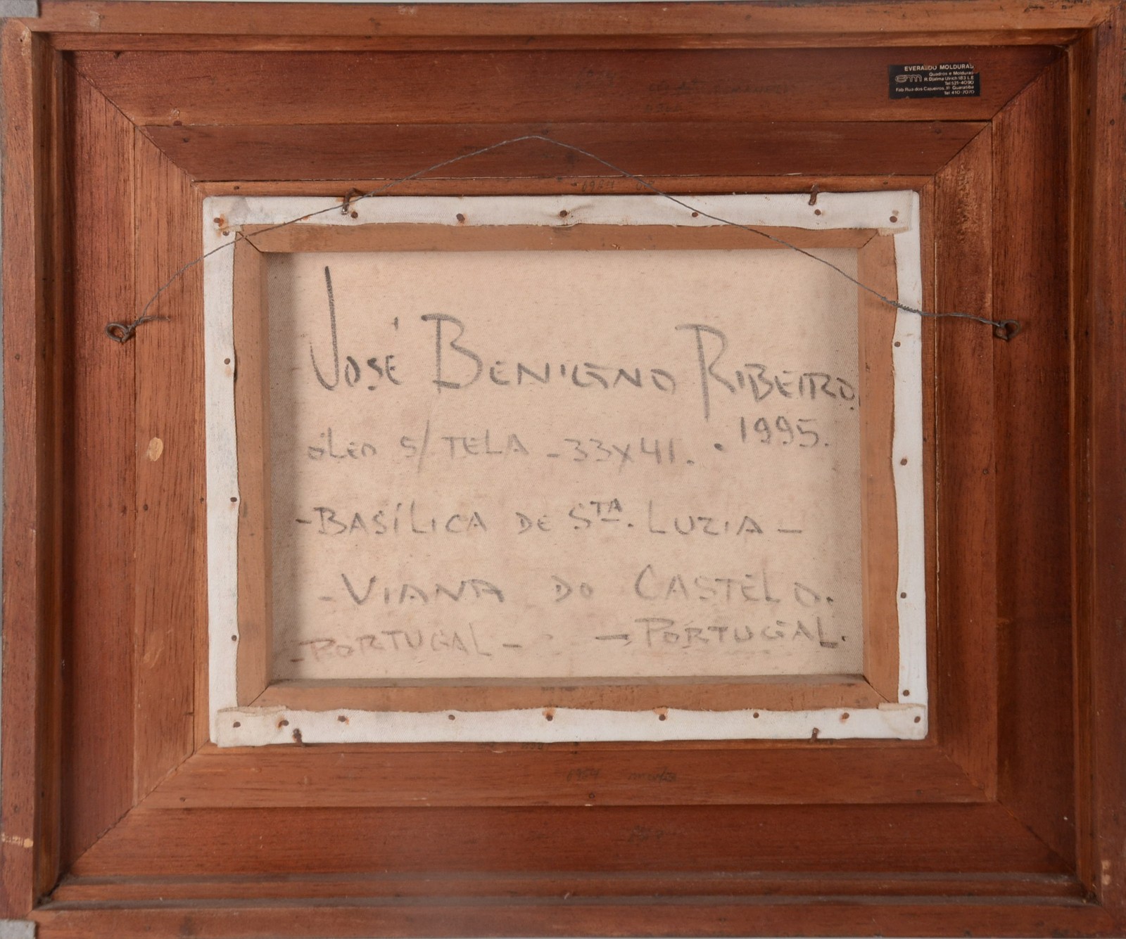 José Benigno (1955), Basílica De Santa Luzia - Viana Do Castelo - Portugal - foto 4 de 5