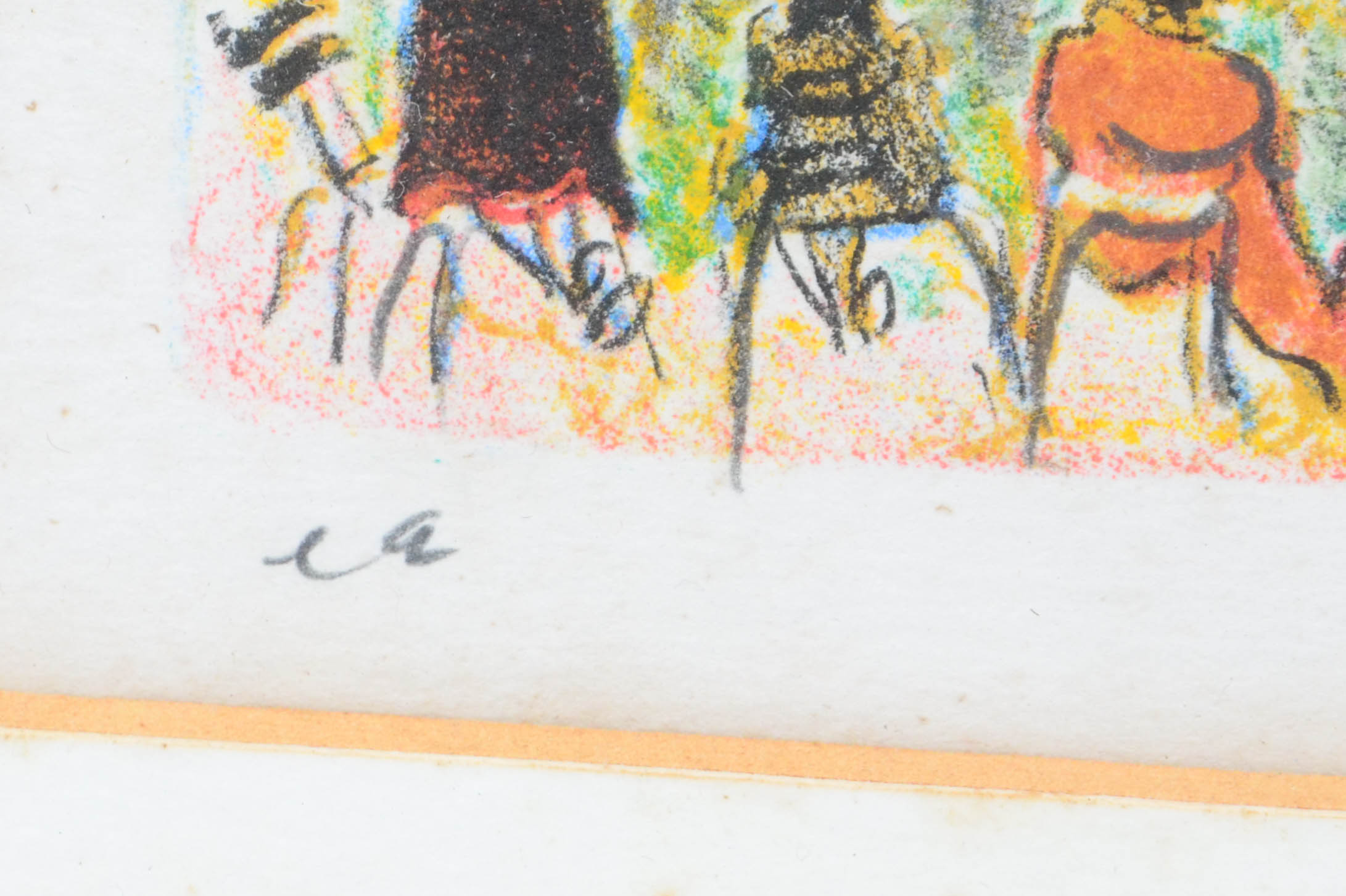  Sérgio Telles (1936-2022), Paisagem com figuras - foto 3 de 3
