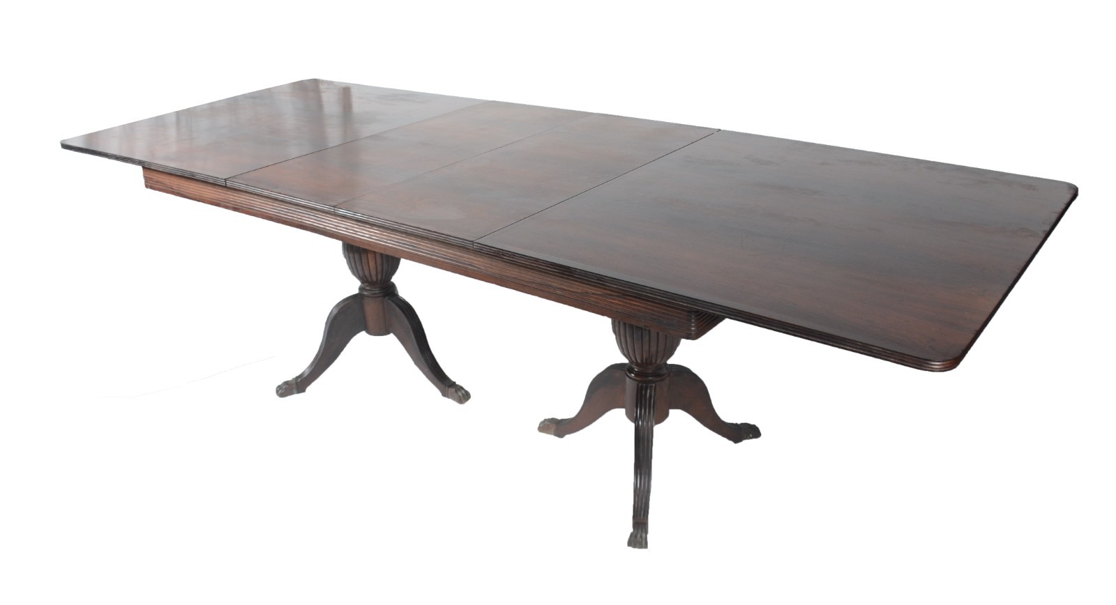 Mesa de jantar de jacarandá com 2 tábuas extensoras, medindo cada uma... - foto 2 de 11