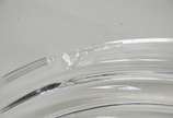 Centro de mesa de cristal na forma de caramujo ... - Centro de mesa de cristal na forma de caramujo estilizado (lascado na borda)