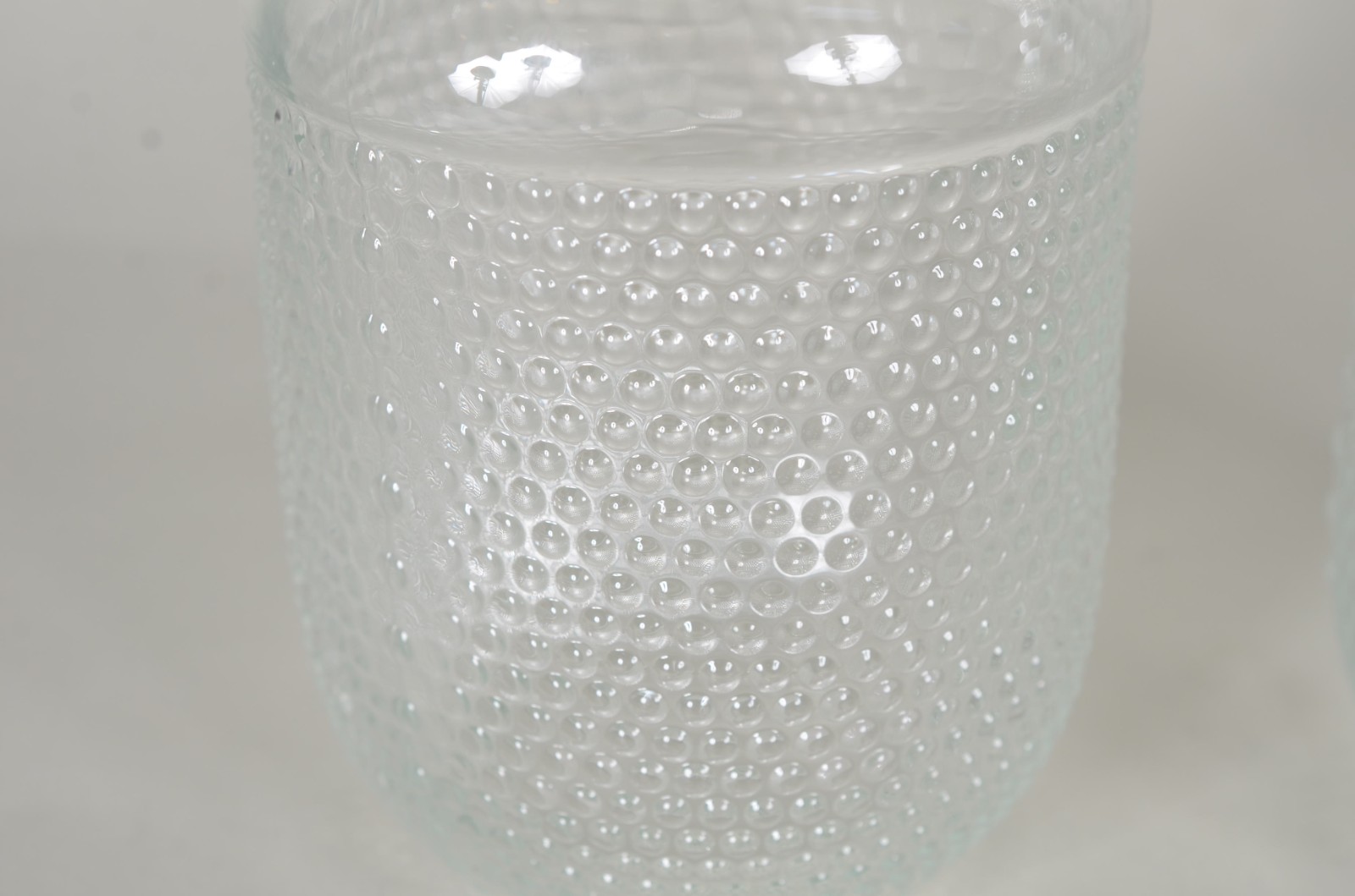 Par de "verre d'eau" de vidro trabalhado. - foto 3 de 7