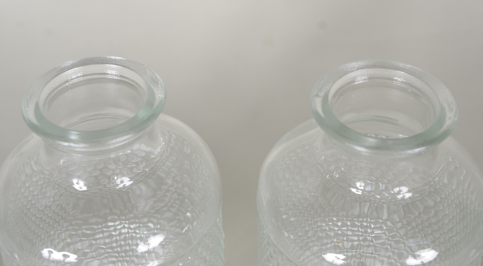Par de "verre d'eau" de vidro trabalhado. - foto 6 de 7