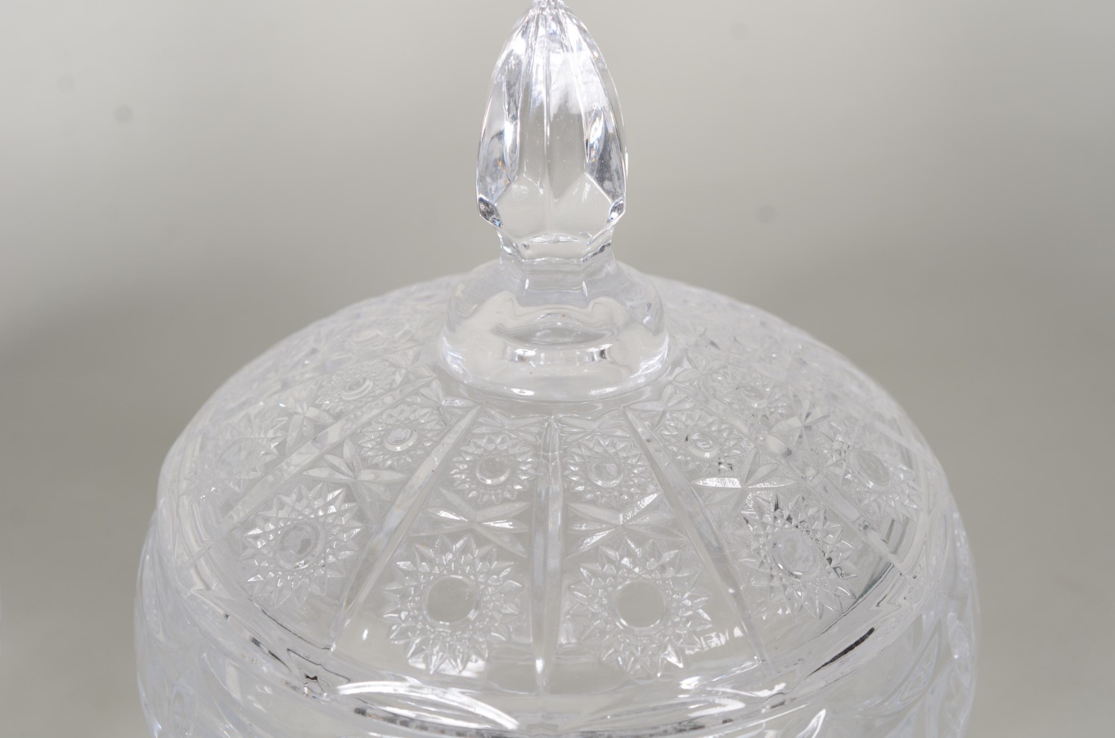 Par de compoteiras em demi cristal lapidado. - foto 4 de 8