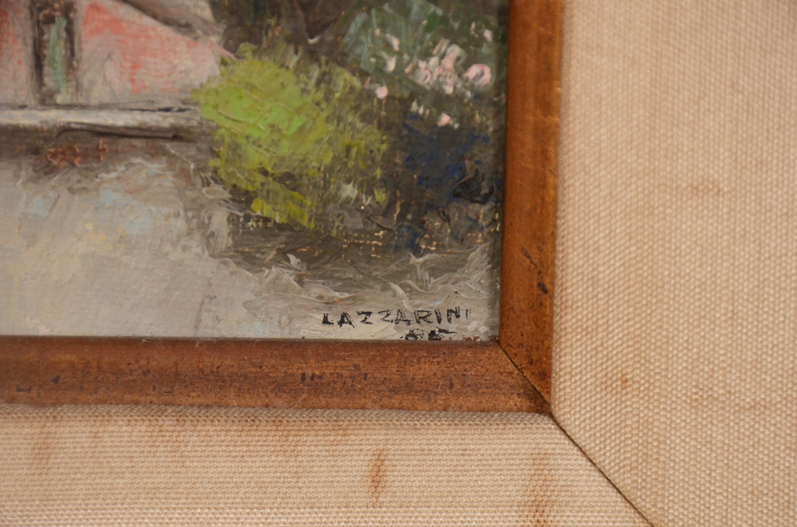  Domenico Lazzarini (1920-1987), Paisagem - foto 3 de 5