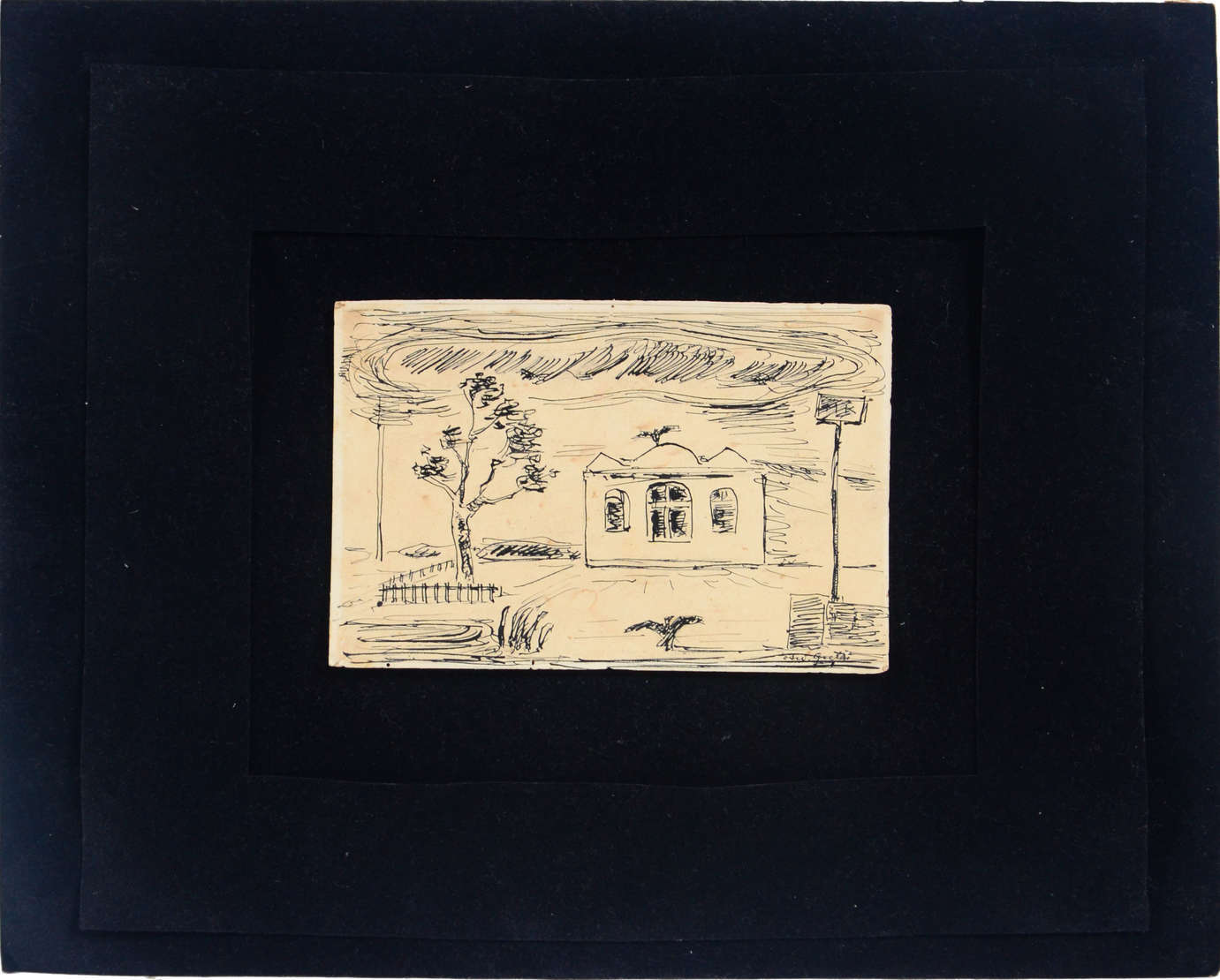 Oswaldo Goeldi (1895-1961), Paisagem com casa - foto 1 de 2