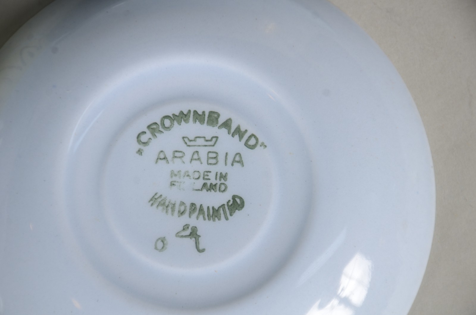 Serviço de chá e café de porcelana Finlandesa - CROWNBAND - ARABIA... - foto 10 de 11