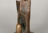 Domenico Calabrone (1928-2000),  - Escultura de bronze, assinada.