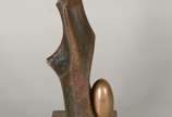 Domenico Calabrone (1928-2000),  - Escultura de bronze, assinada.