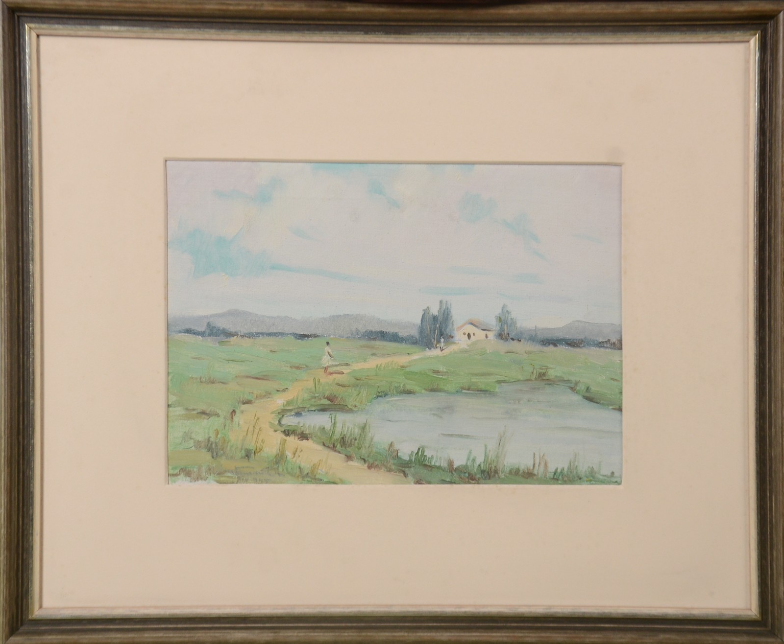 Bustamante Sá (1907-1988), Paisagem com figura - foto 2 de 6