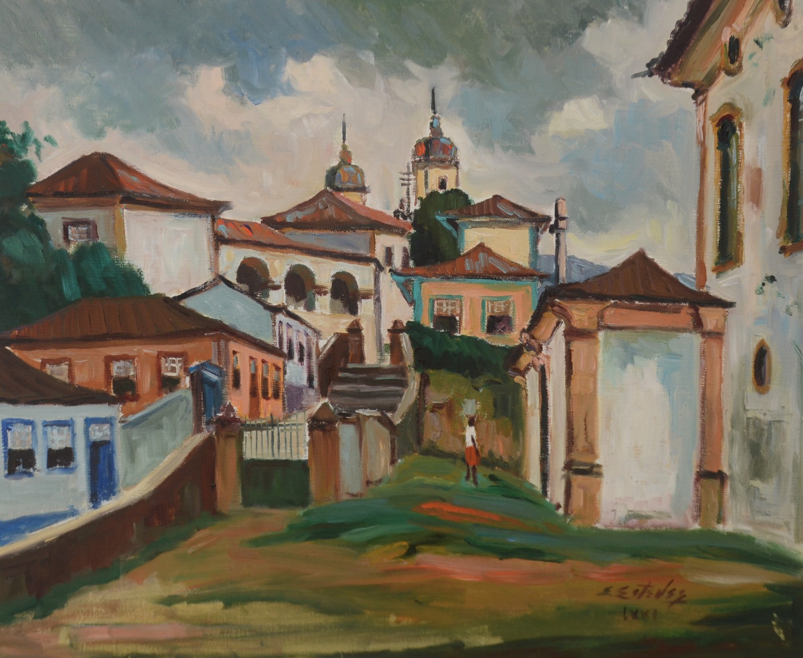 E. Esteves (1916), Fundos da Igreja de São Francisco de Assis - foto 1 de 5