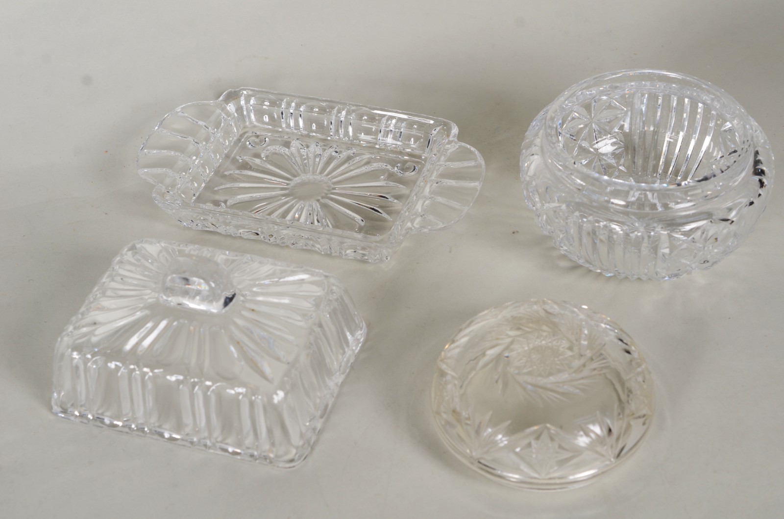 Seis peças diversas de cristal. - foto 3 de 6