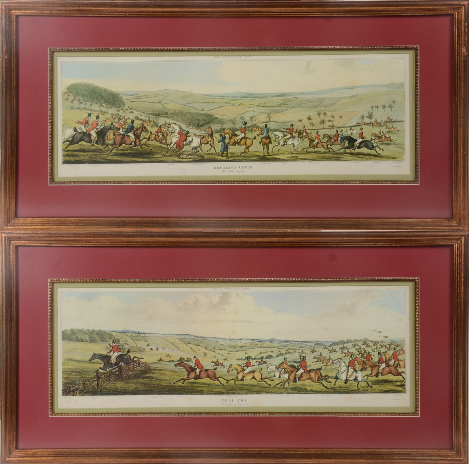 Duas gravuras de caçada inglesa. - foto 1 de 11