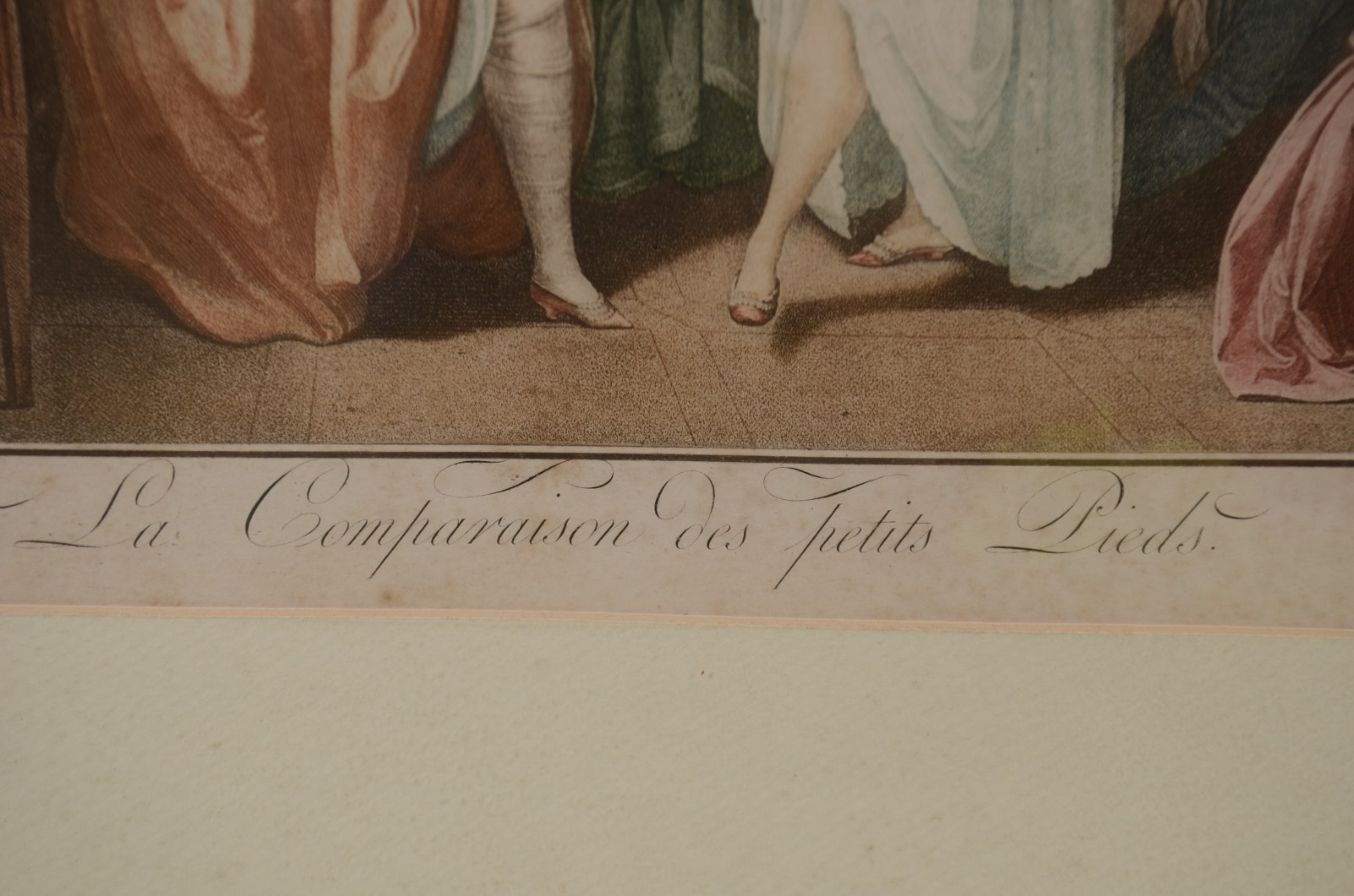 Duas gravuras. "La comparaison des petits pieds" por L.Boilly; e... - foto 3 de 8