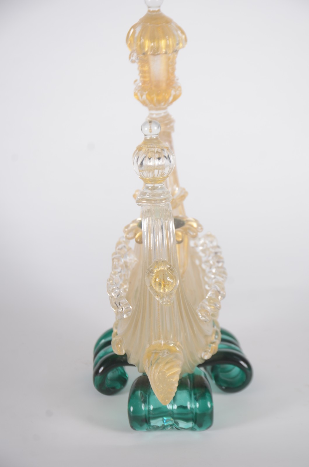 Escultura veneziana de murano representando gôndola com aplicações em... - foto 7 de 10