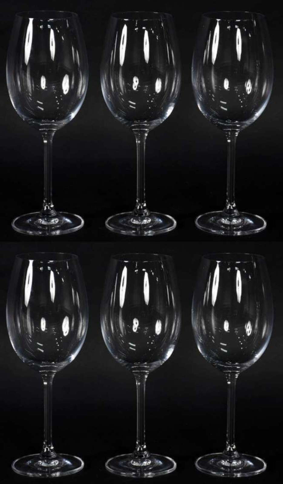 Seis taças de cristal para vinho branco, 450 ml. - foto 2 de 2