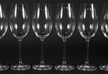 Seis taças de cristal para vinho branco, 230 ml... - Seis taças de cristal para vinho branco, 230 ml.<br>