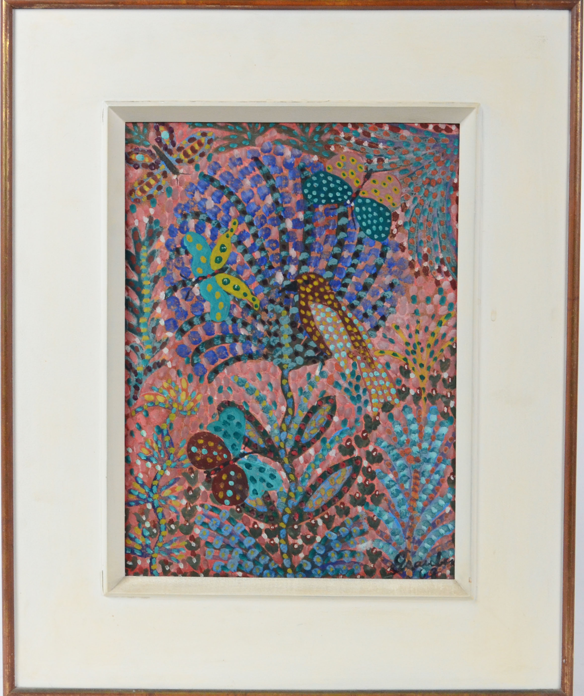Grauben  (1889-1972), Pássaro e flores - foto 1 de 2