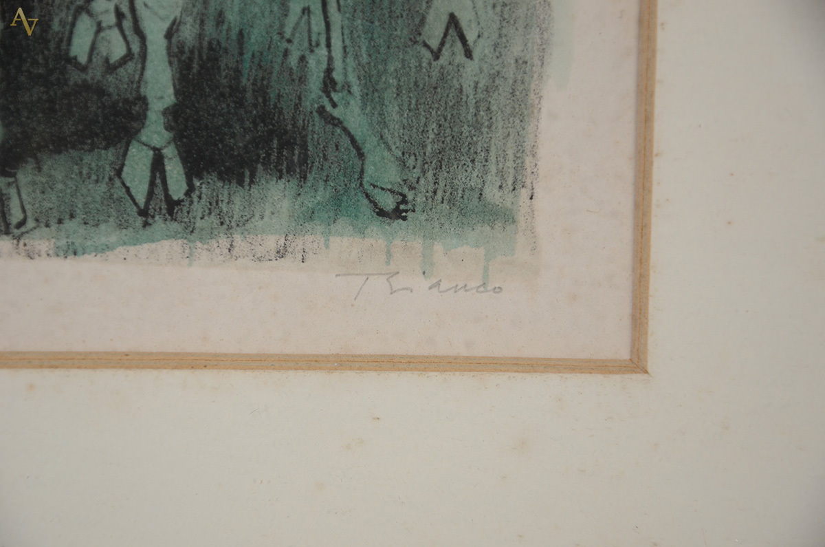 BIANCO, Enrico (1918 - 2013) - Menino com carneiro - serigrafia - 22... - foto 3 de 4