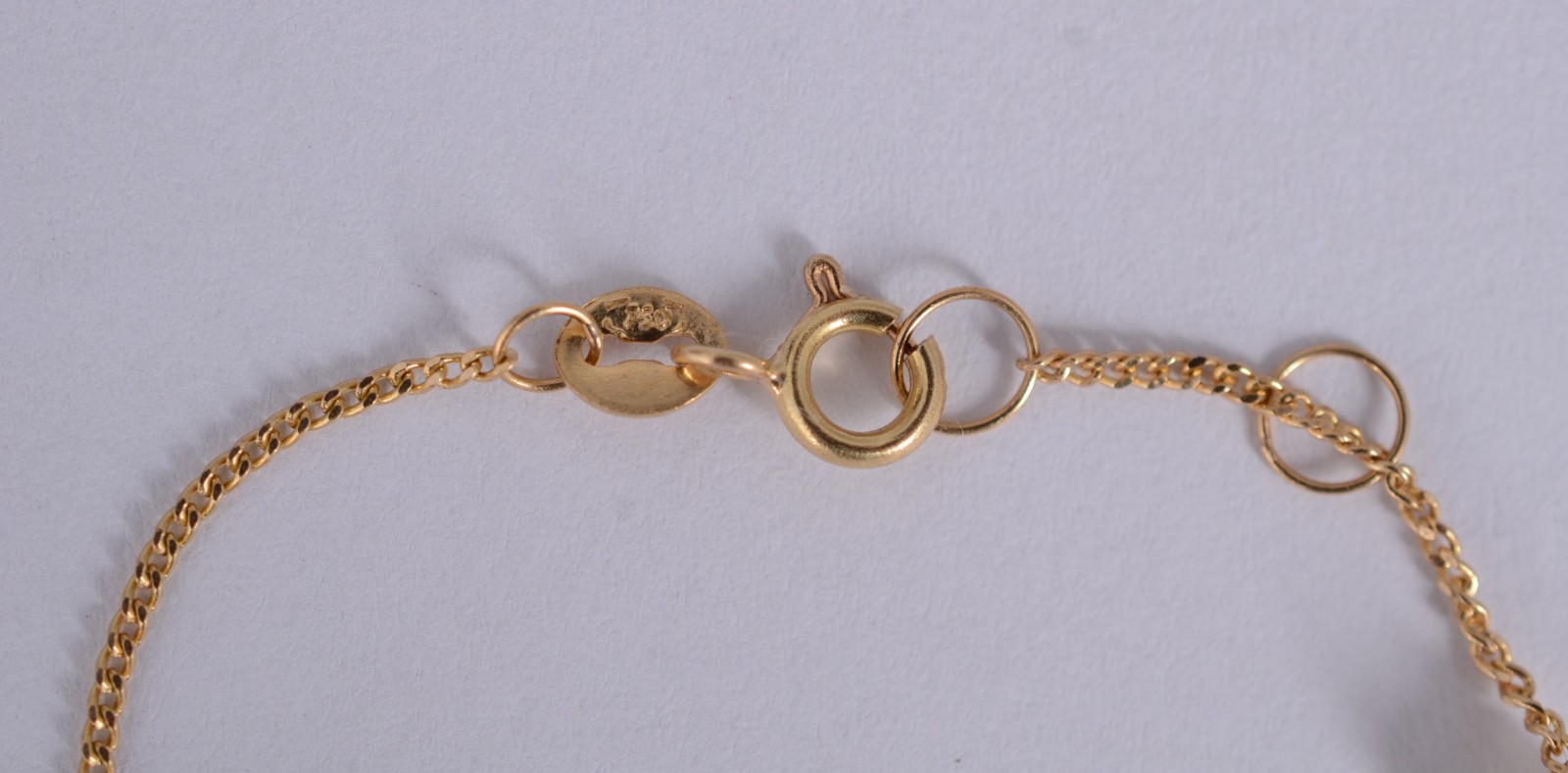 Pulseira de bolinha de ouro 18 k. (Por motivos de segurança a peça... - foto 4 de 4