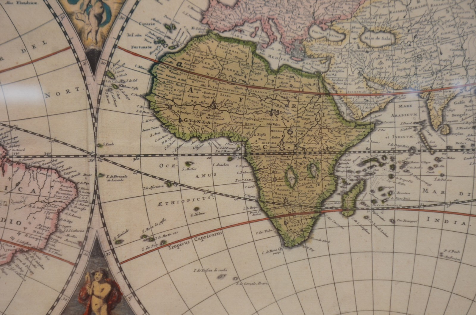 Par de antigos mapas geográficos. - foto 6 de 11