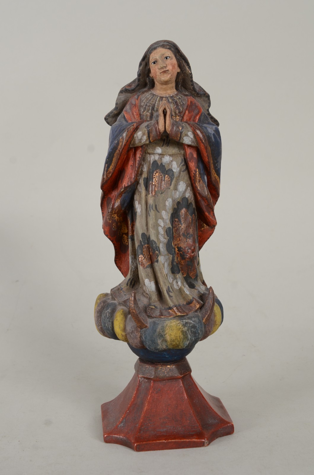 Nossa Senhora - Antiga Imagem de madeira policromada. - foto 2 de 8
