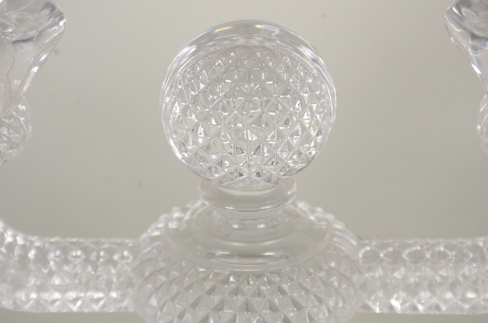 Três candelabros de cristal para 2 luzes cada. - foto 4 de 10