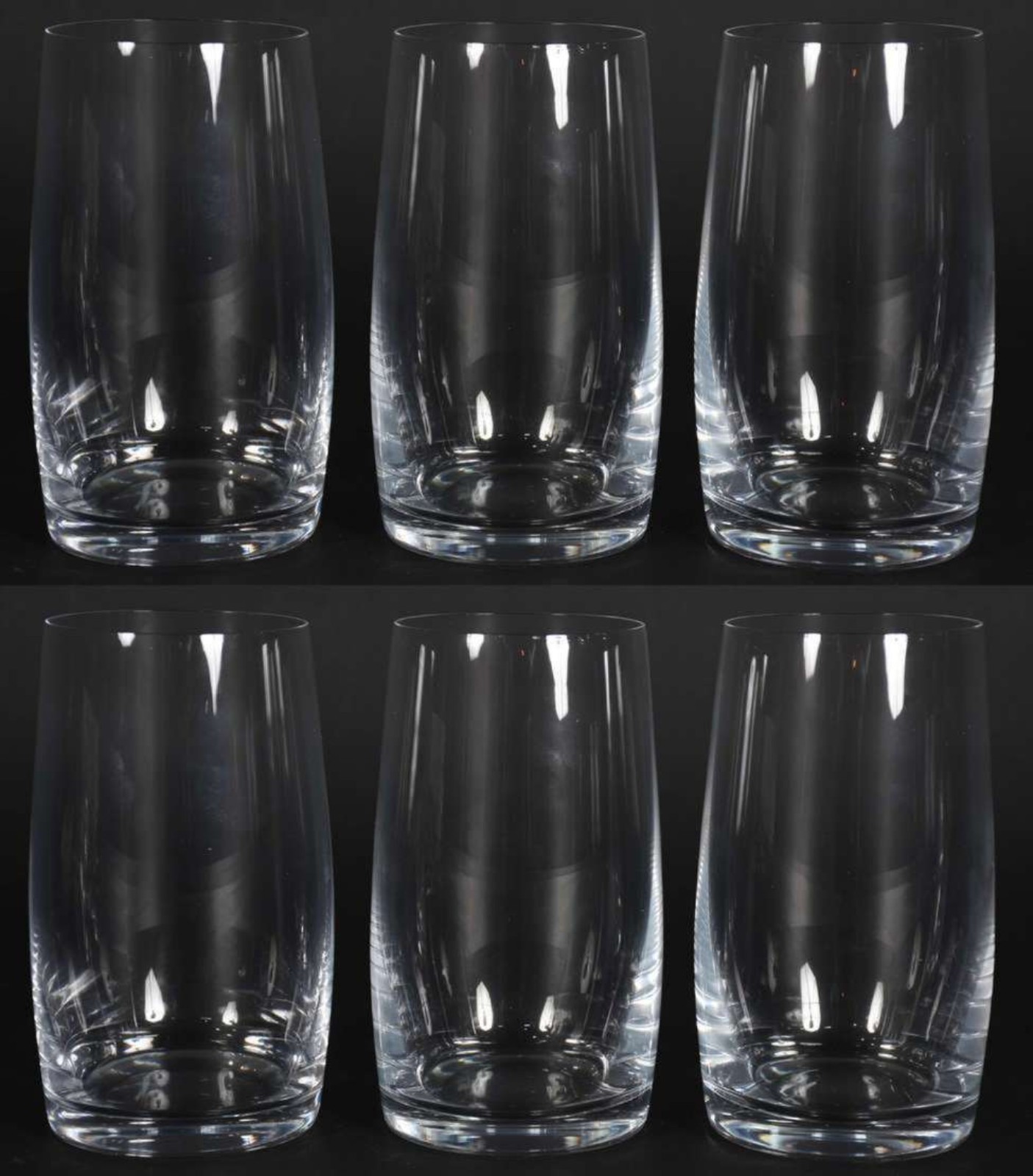 Seis copos de cristal para long drink, 380 ml. - foto 1 de 2