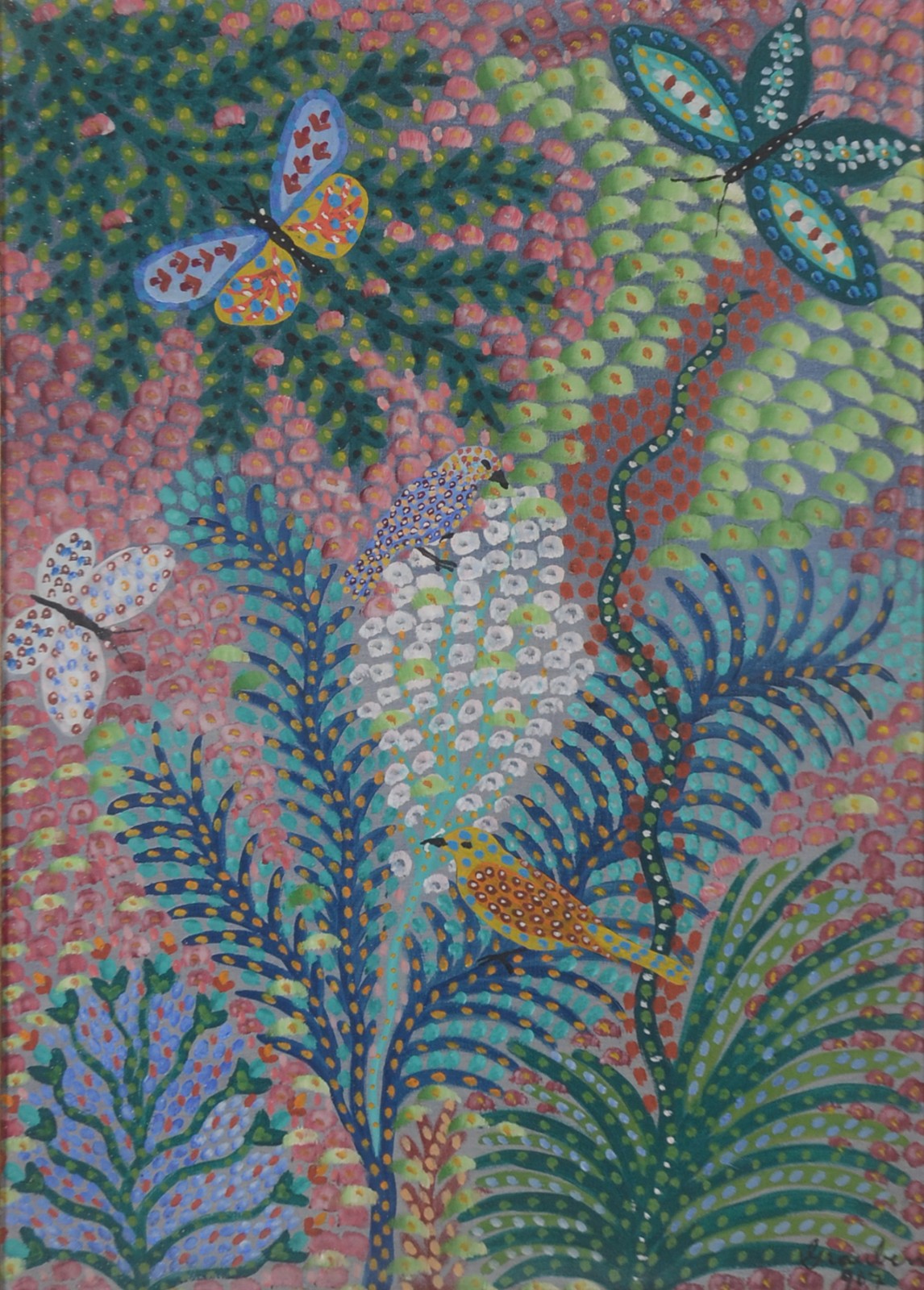 Grauben  (1889-1972), Borboletas e Flores - foto 1 de 4
