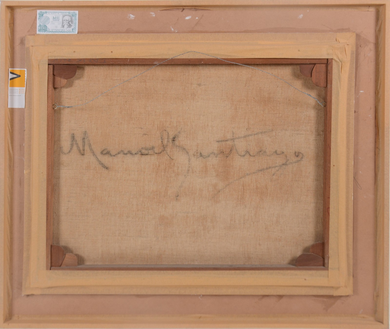 Manoel Santiago (1897-1987), Casario Com Figuras - foto 4 de 5