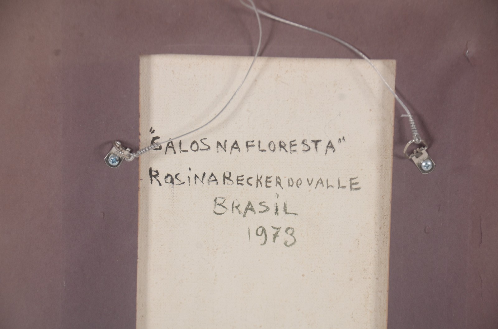 Rosina Becker do Valle (1914-2000), Galos na Floresta - foto 5 de 5