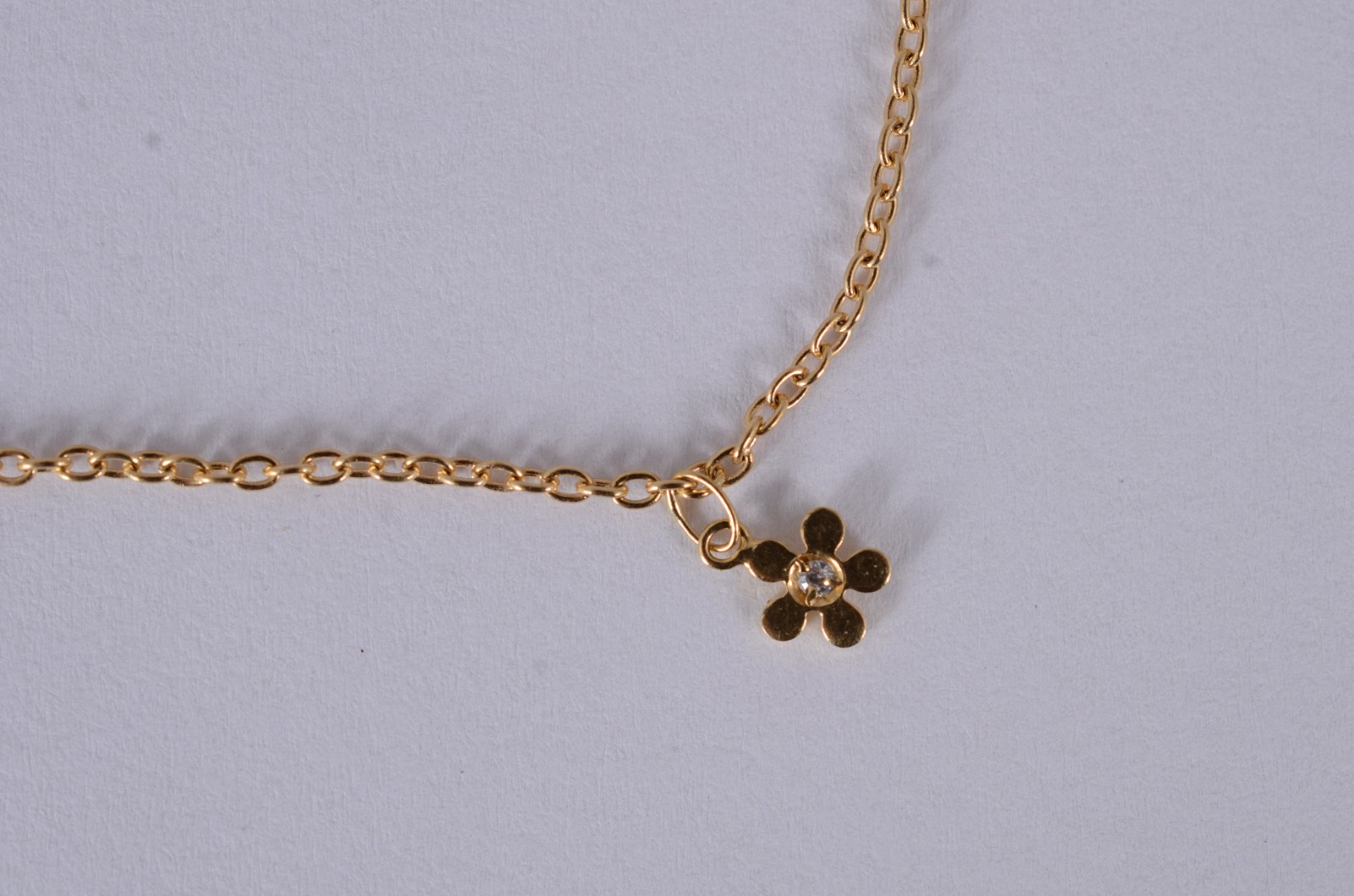 Tornozeleira de ouro 18 k, contraste 750 com elinhos. (Por motivos de... - foto 3 de 6