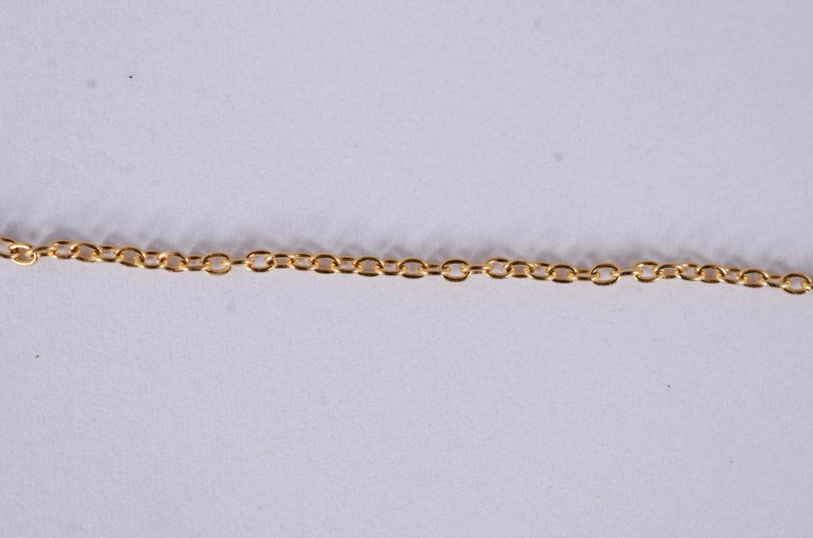 Tornozeleira de ouro 18 k, contraste 750 com elinhos. (Por motivos de... - foto 4 de 6