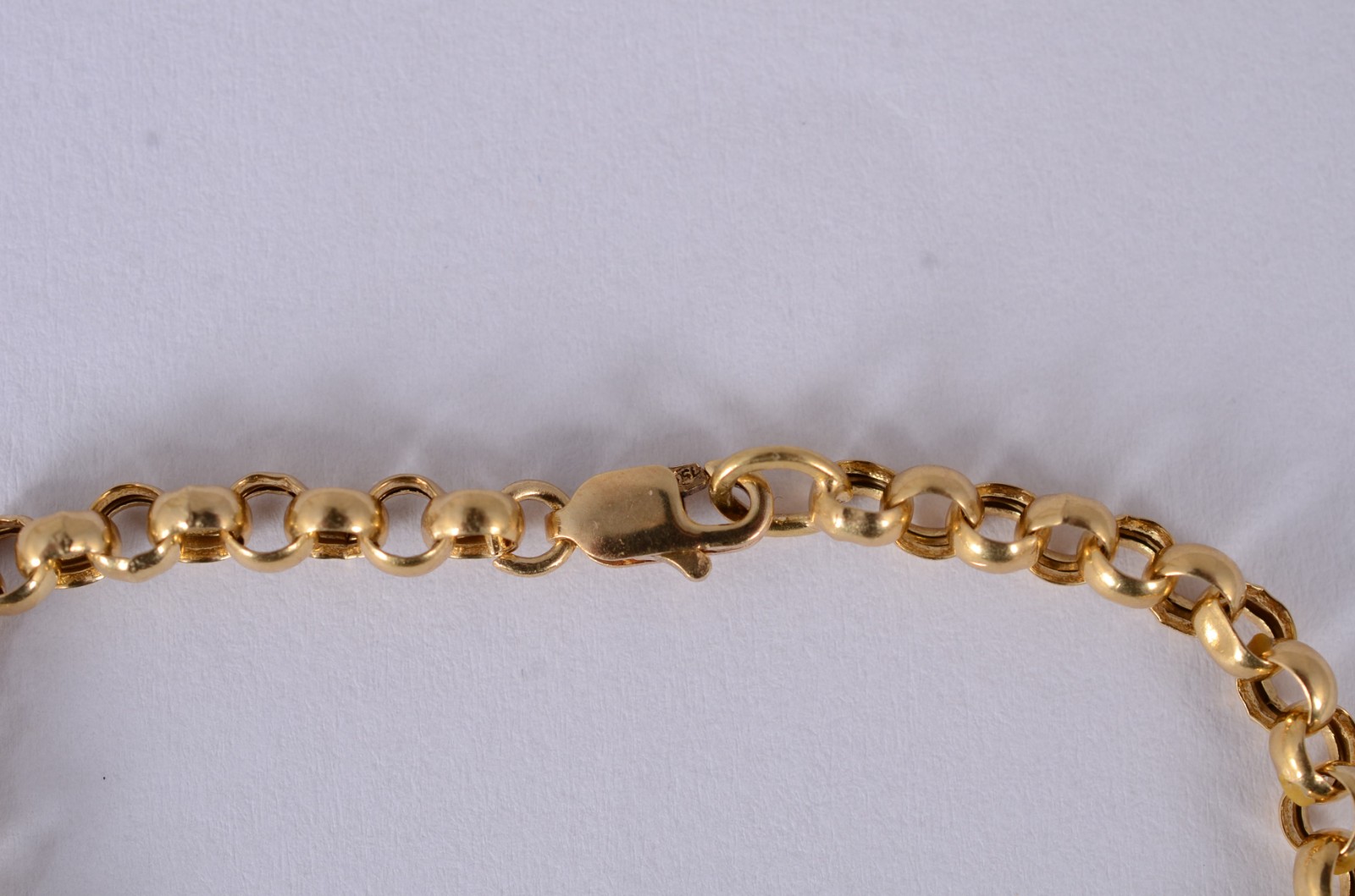 Pulseira de ouro 18 k., contraste 750 feitio elós portugueses, fecho... - foto 3 de 5