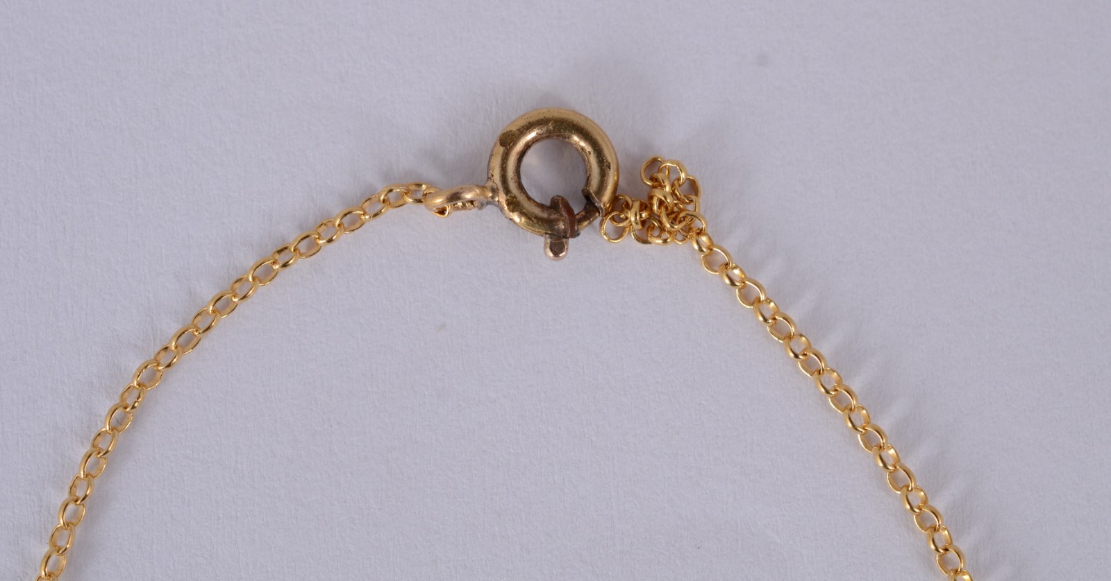 Tornozeleira de ouro 18 k., contraste 750 com élinhos e paca com... - foto 3 de 5