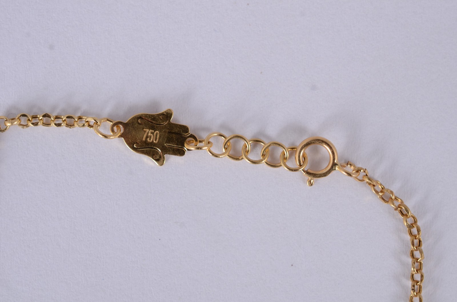 Pulseira em três tons de ouro, contraste 750. (Por motivos de... - foto 2 de 3