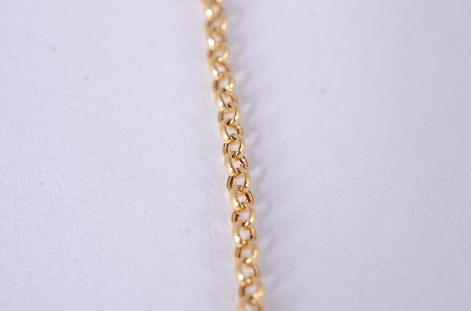 Pulseira de ouro 18 k., contraste 750 com élos portugueses. (Por... - foto 5 de 5