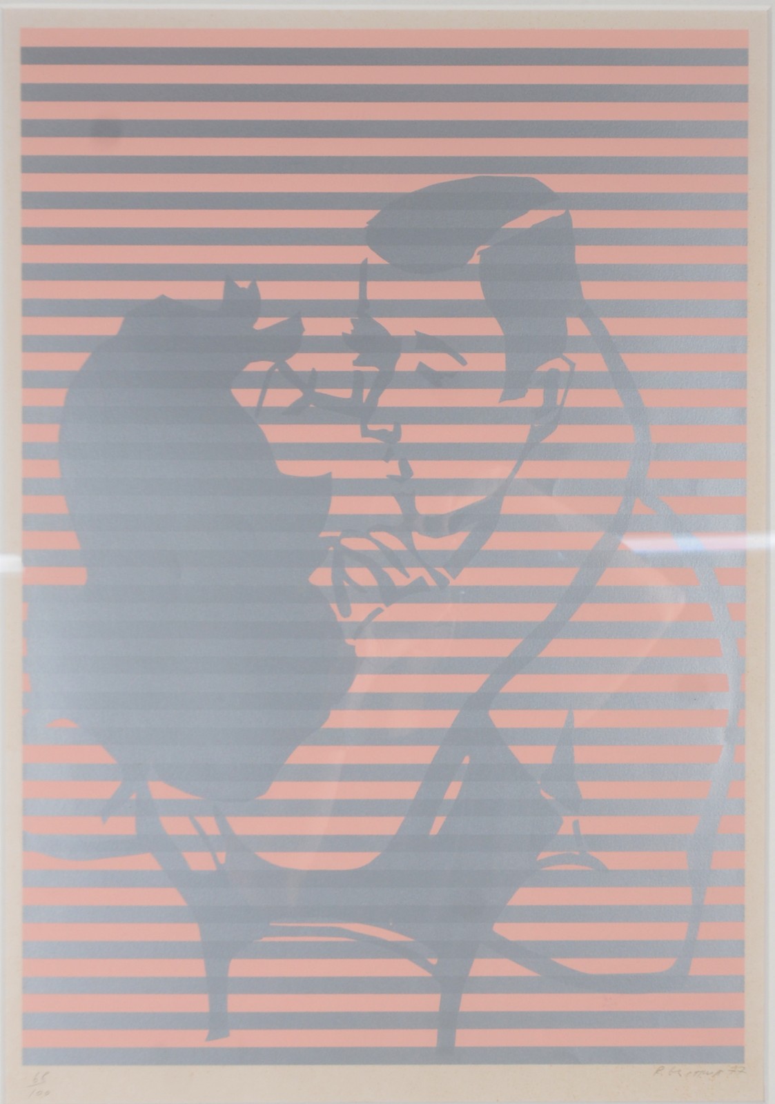  Rubens Gerchman (1942-2008), O Beijo - foto 1 de 5